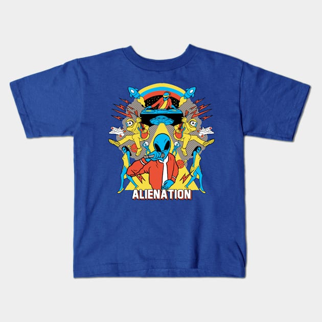 Alienation Kids T-Shirt by rjartworks